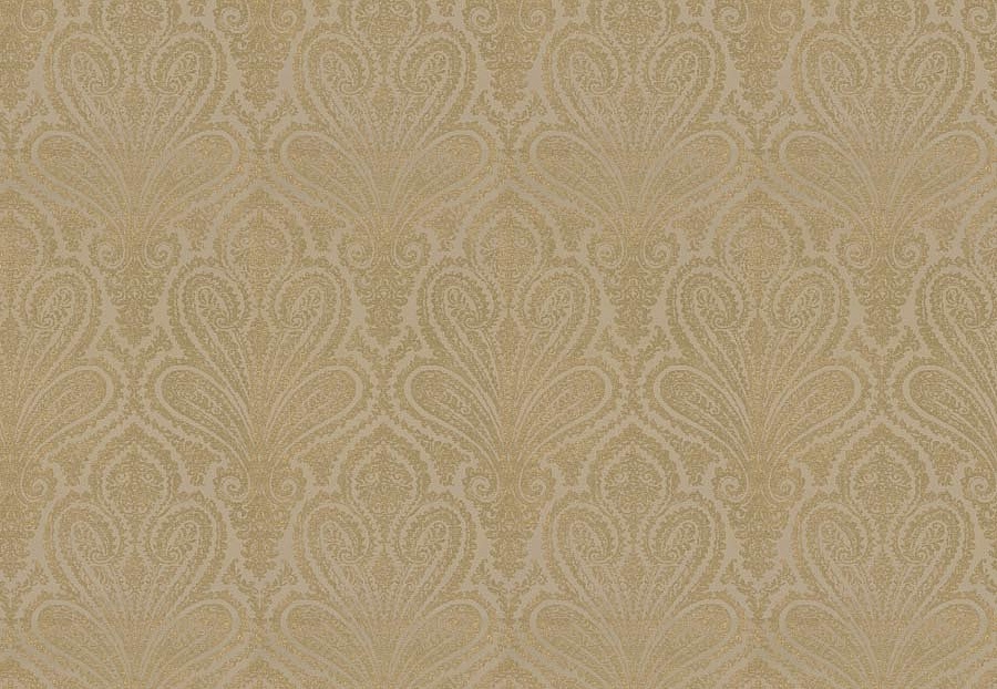 Ткань Fabricut Vignettes Vol.XVI Wicker Out-take paisley/Gilded