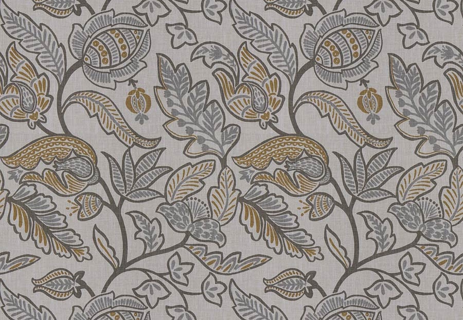 Ткань Fabricut Vignettes Vol.XVI Wicker MatineeFloral/Taupe