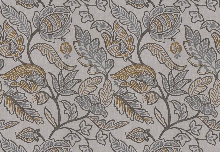 Ткань Fabricut Vignettes Vol.XVI Wicker MatineeFloral/Taupe