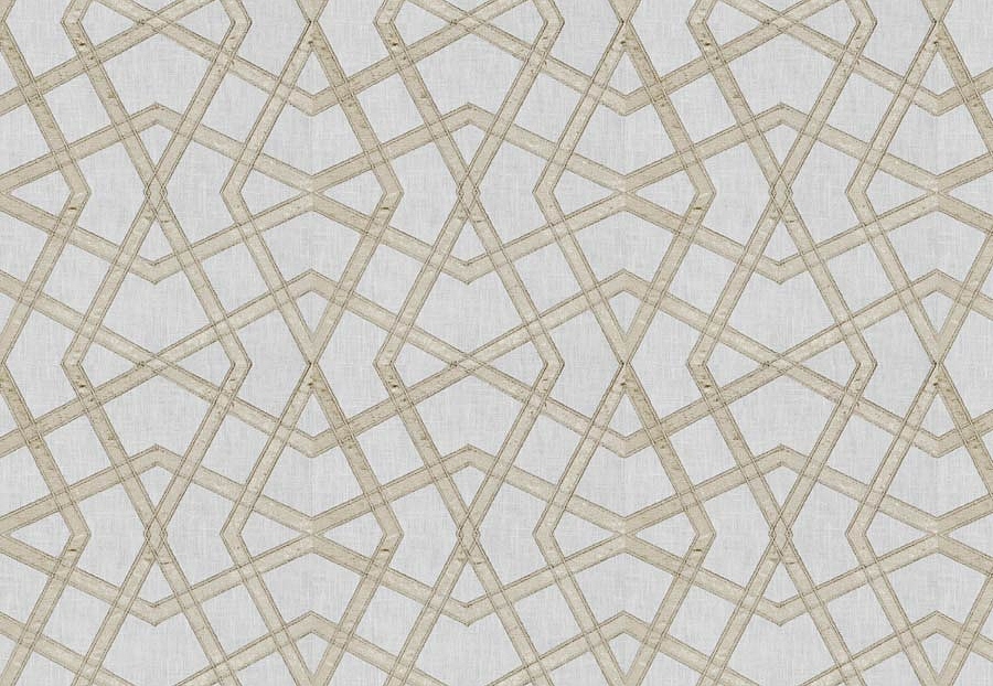 Ткань Fabricut Vignettes Vol.XVI Wicker TrailerGeo/Ecru