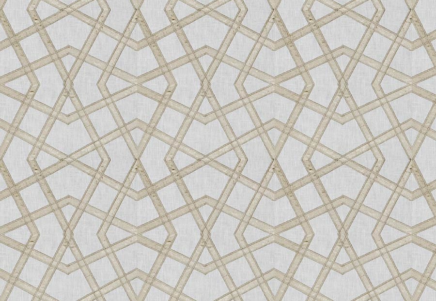 Ткань Fabricut Vignettes Vol.XVI Wicker TrailerGeo/Ecru