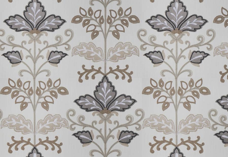 Ткань Fabricut Vignettes Vol.XVI Wicker LensFloral/Pewter
