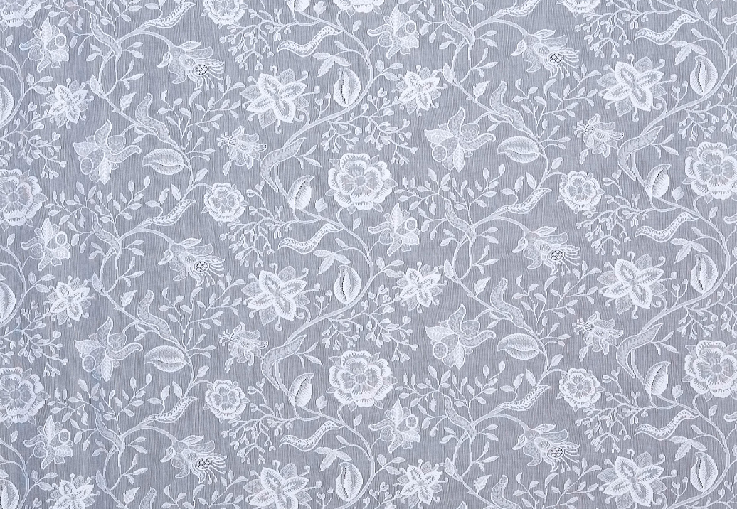 Ткань MYB Textiles Fraser sheers 7875/White