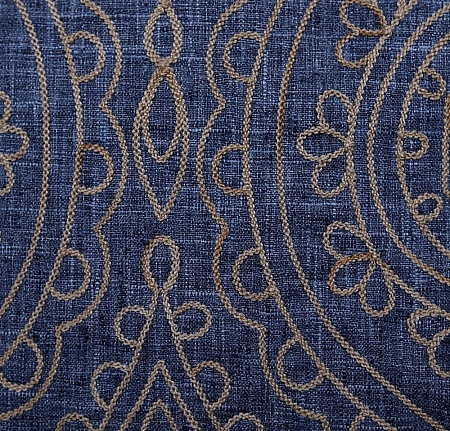 Ткань Galleria Arben Sky Garden TIMELESSNESS/Indigo