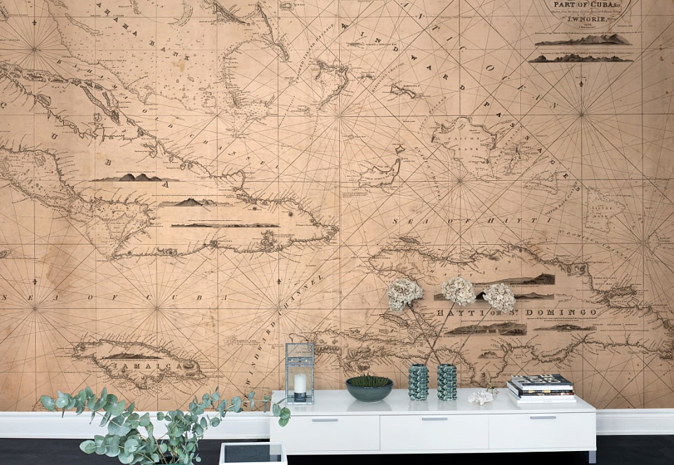 Панно и фотообои Rebel Walls No 5 Maps R13791