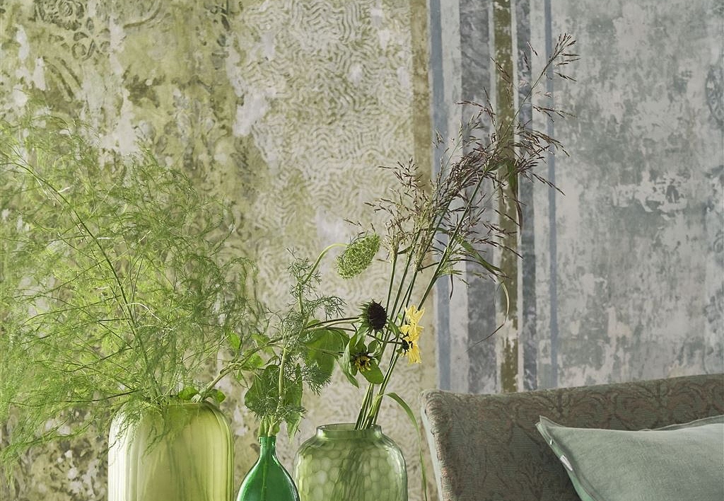 Обои Designers Guild Foscari Fresco with paint Litho PDG1095-01