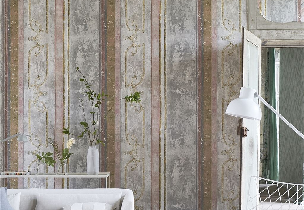 Обои Designers Guild Foscari Fresco with paint Litho PDG1097-01