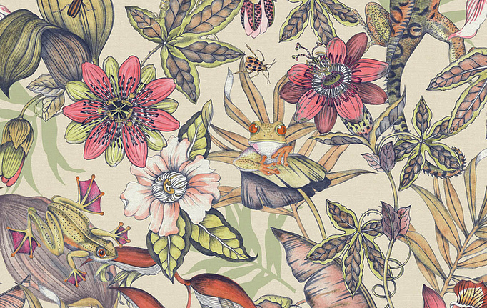 Американские обои York, коллекция Blooms II Resource Library, артикул BL1704