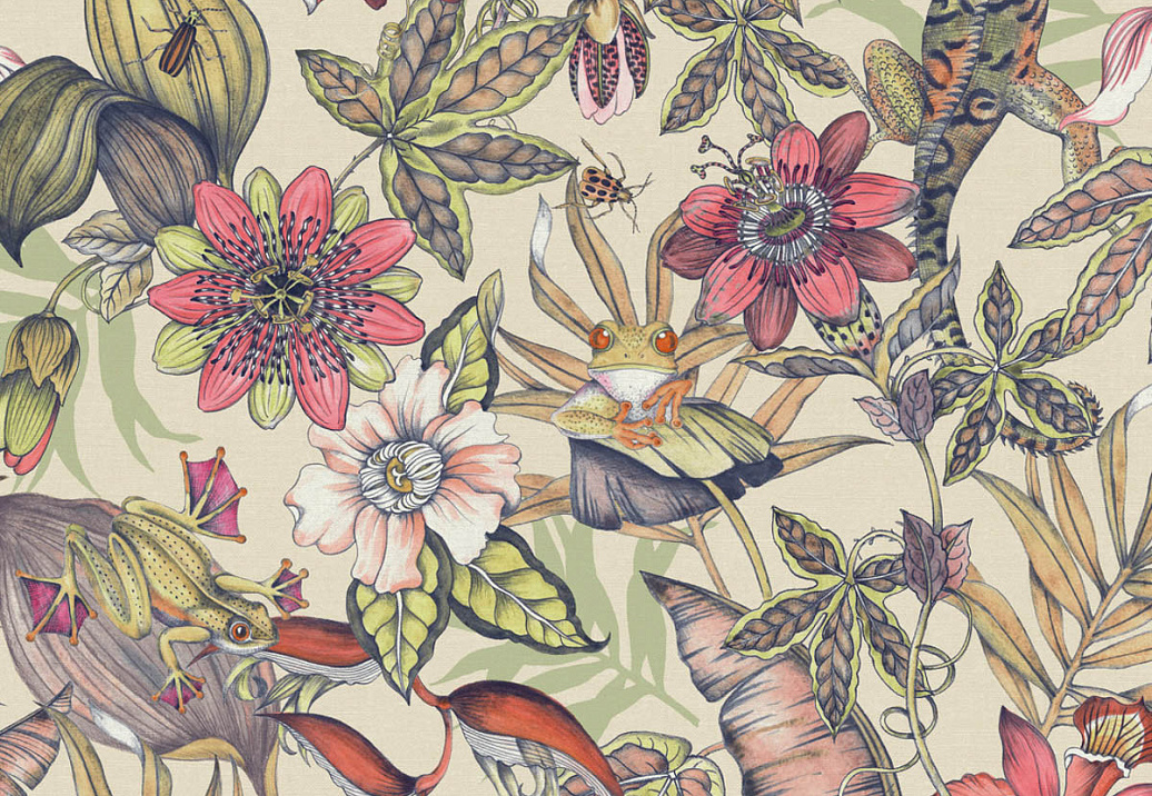 Обои York Blooms II Resource Library BL1704