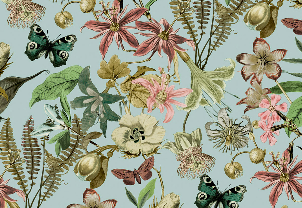 Обои York Blooms II Resource Library BL1725