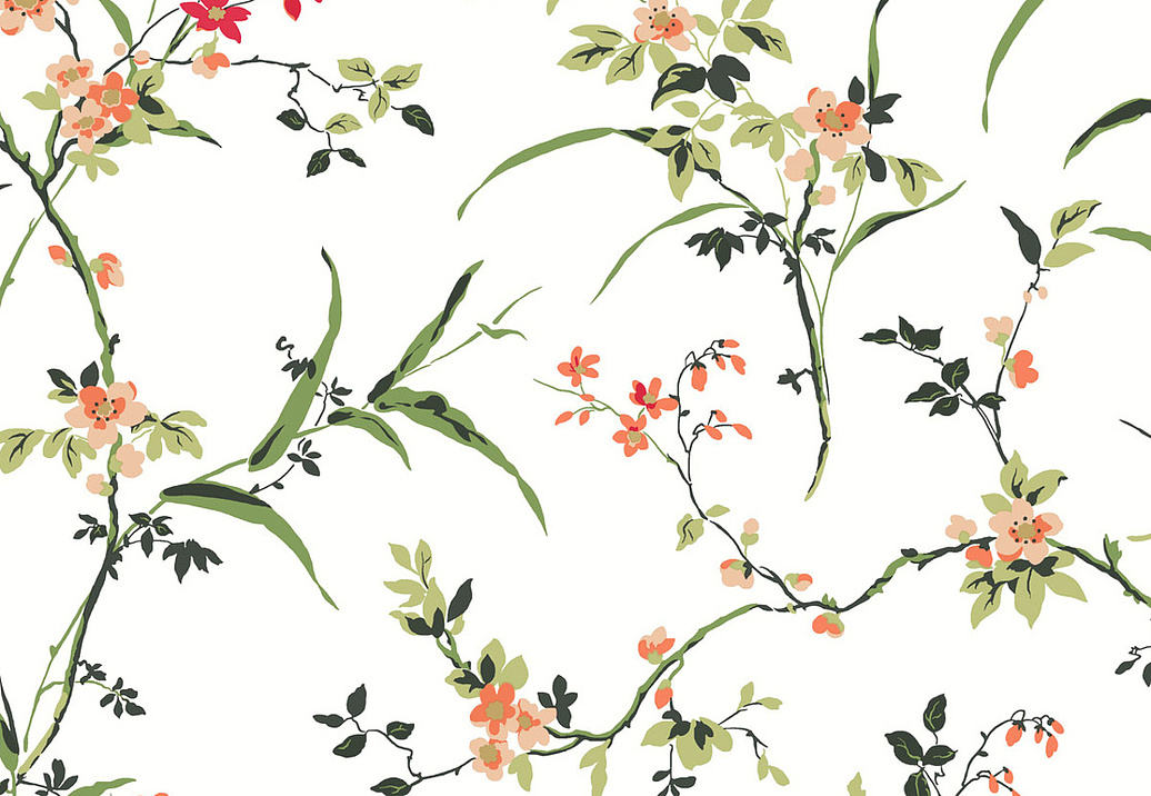 Обои York Blooms II Resource Library BL1741