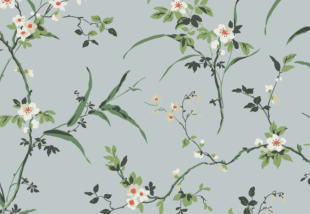 Обои York Blooms II Resource Library BL1743