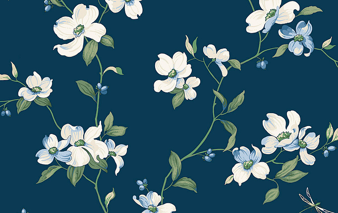 Американские обои York, коллекция Blooms II Resource Library, артикул BL1761