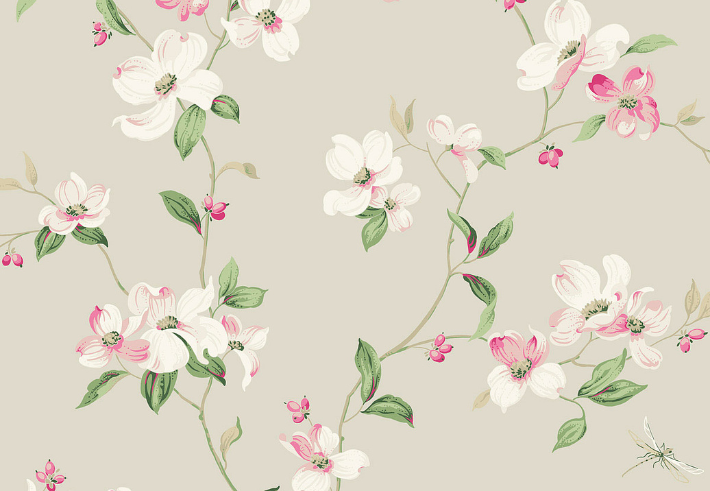 Обои York Blooms II Resource Library BL1763