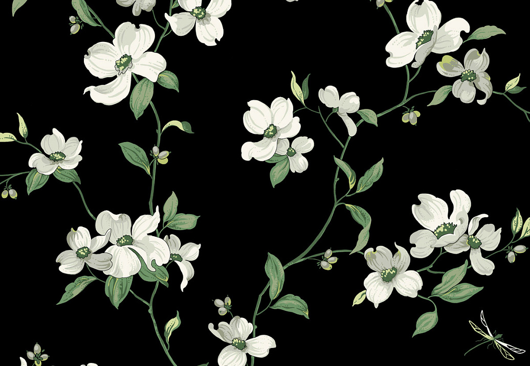 Обои York Blooms II Resource Library BL1764