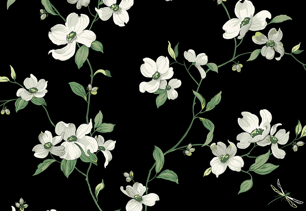 Обои York Blooms II Resource Library BL1764