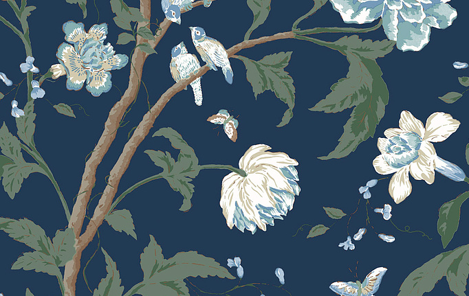 Американские обои York, коллекция Blooms II Resource Library, артикул BL1782