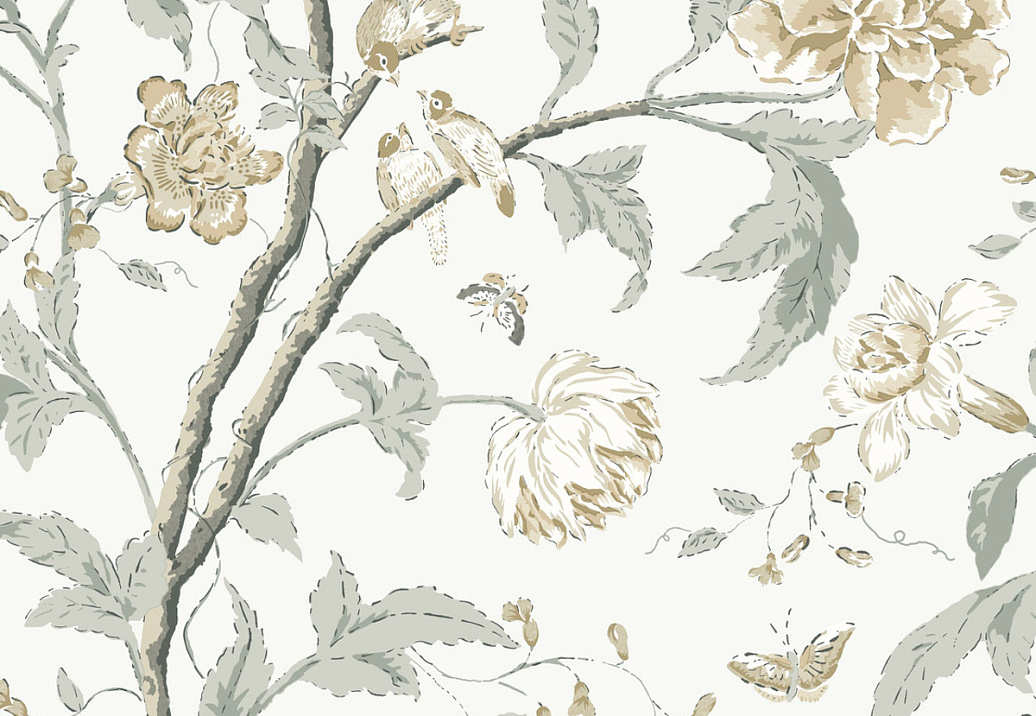 Обои York Blooms II Resource Library BL1783