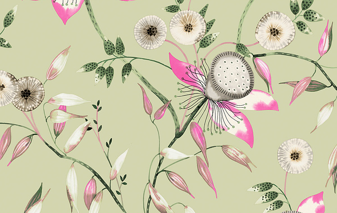 Американские обои York, коллекция Blooms II Resource Library, артикул BL1791