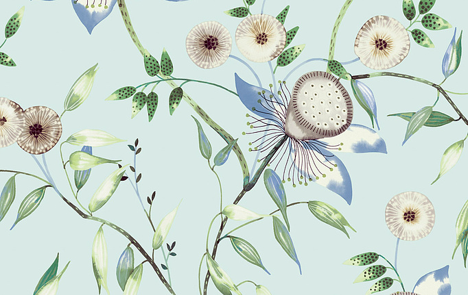 Американские обои York, коллекция Blooms II Resource Library, артикул BL1792