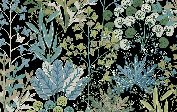 Американские обои York, коллекция Blooms II Resource Library, артикул BL1811