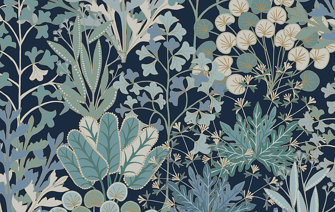 Американские обои York, коллекция Blooms II Resource Library, артикул BL1812