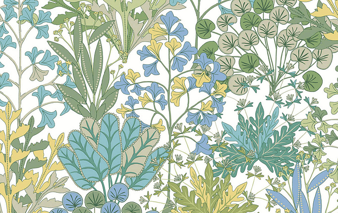 Американские обои York, коллекция Blooms II Resource Library, артикул BL1814