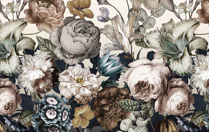 Американские панно и фотообои York, коллекция Blooms II Resource Library, артикул BL1822M