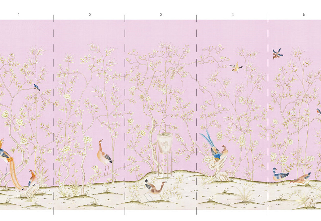 Обои Paul Montgomery Studio Book of Murals (Mural Sources) CH-143-AS/Blush