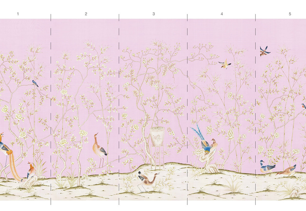 Обои Paul Montgomery Studio Book of Murals (Mural Sources) CH-143-AS/Blush