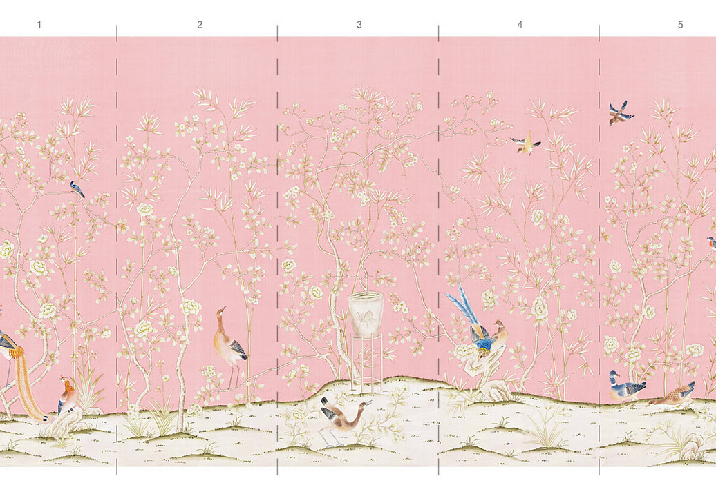 Обои Paul Montgomery Studio Book of Murals (Mural Sources) CH-143-AS/Orchid