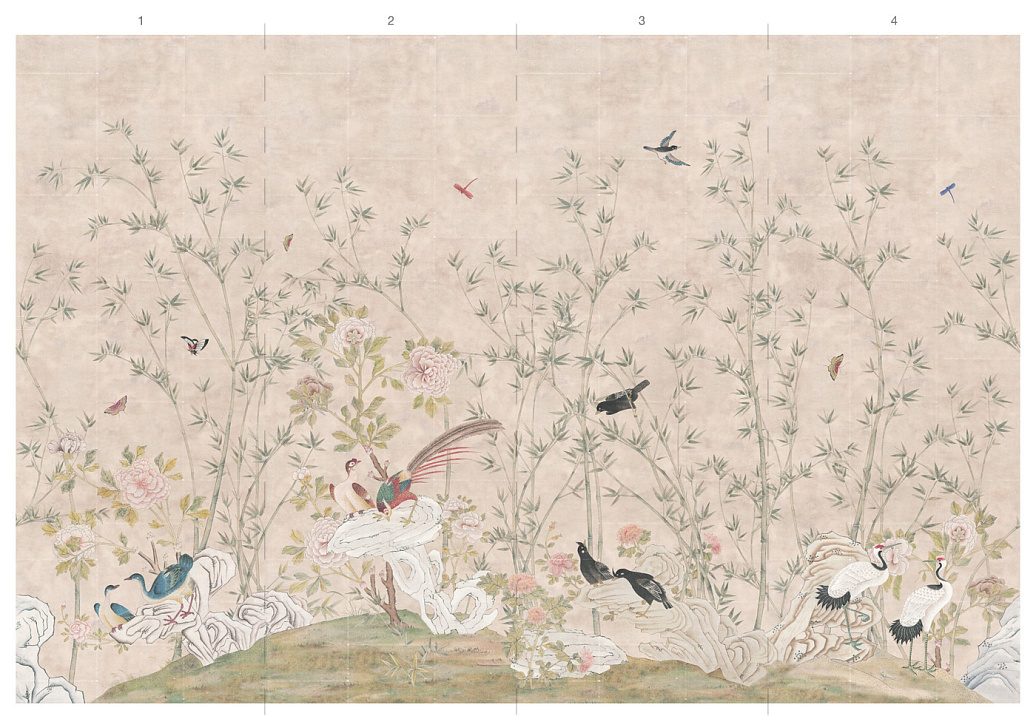 Обои Paul Montgomery Studio Book of Murals (Mural Sources) CH-395-AR
