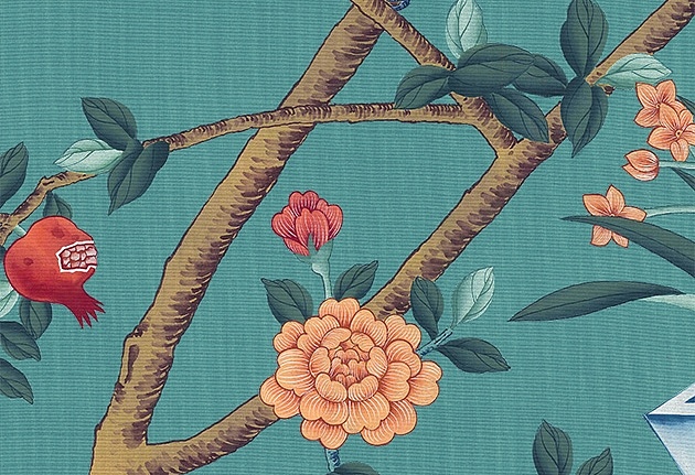 Обои Paul Montgomery Studio Book of Murals (Mural Sources) CH-097-BA/Aqua