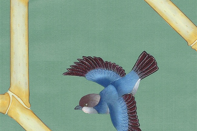 Обои Paul Montgomery Studio Book of Murals (Mural Sources) FL-035-CT/Green