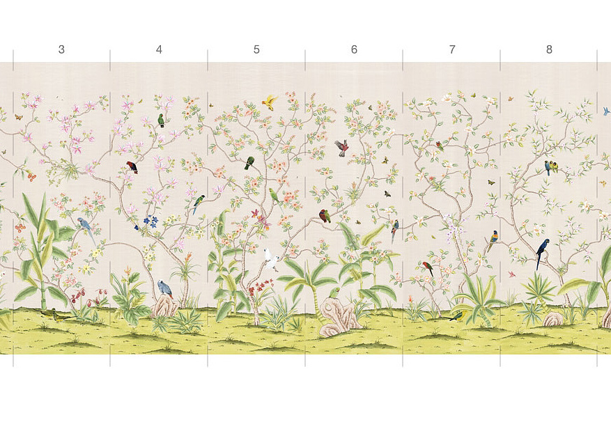 Обои Paul Montgomery Studio Book of Murals (Mural Sources) CH-630-EG/Blush