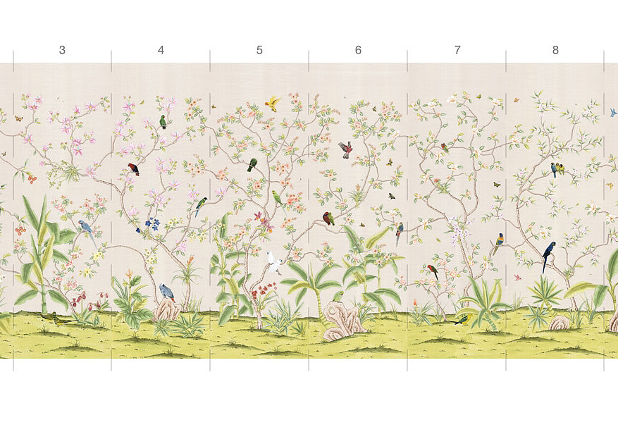 Обои Paul Montgomery Studio Book of Murals (Mural Sources) CH-630-EG/Blush