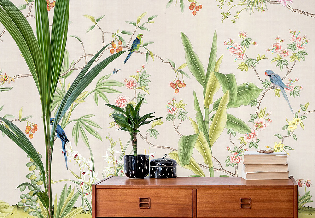 Обои Paul Montgomery Studio Book of Murals (Mural Sources) CH-630-EG/Blush