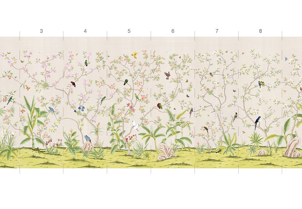 Обои Paul Montgomery Studio Book of Murals (Mural Sources) CH-630-EG/Pale Moon