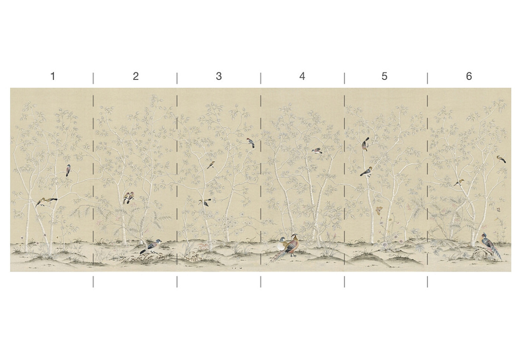 Обои Paul Montgomery Studio Book of Murals (Mural Sources) CH-050-BG1