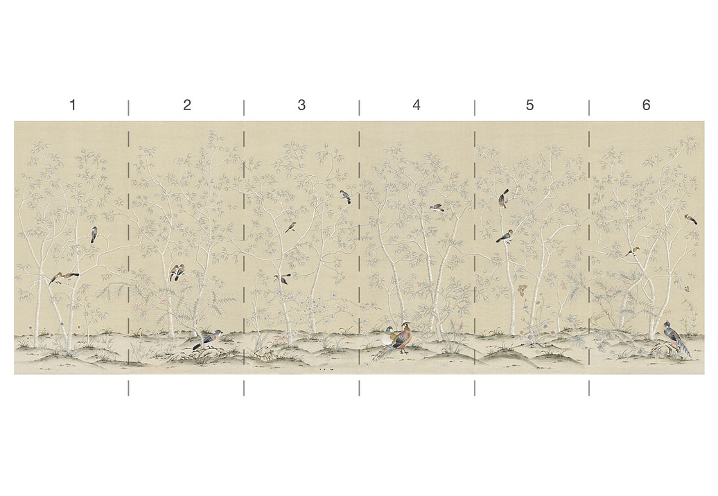 Обои Paul Montgomery Studio Book of Murals (Mural Sources) CH-050-BG1