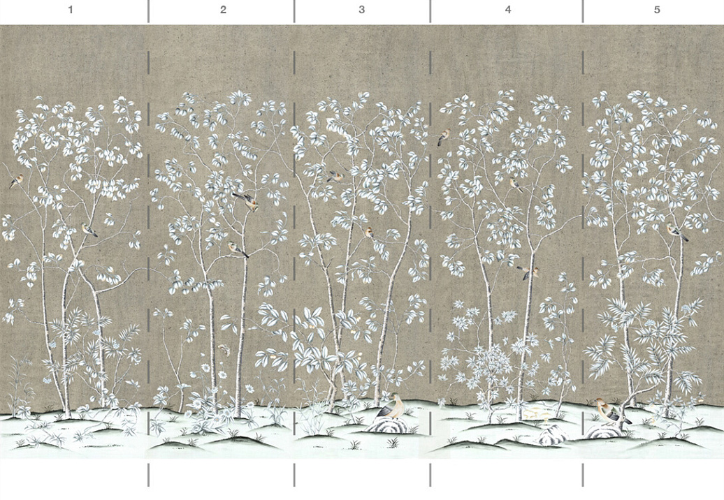 Обои Paul Montgomery Studio Book of Murals (Mural Sources) E-CH-050-HG-ST