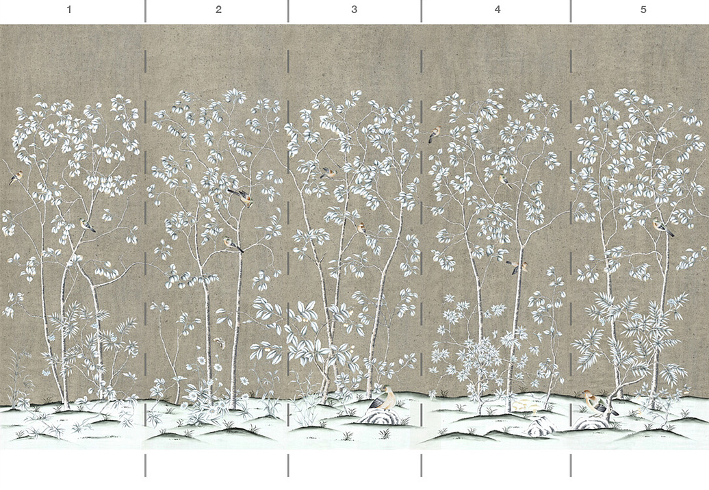 Обои Paul Montgomery Studio Book of Murals (Mural Sources) E-CH-050-HG-ST
