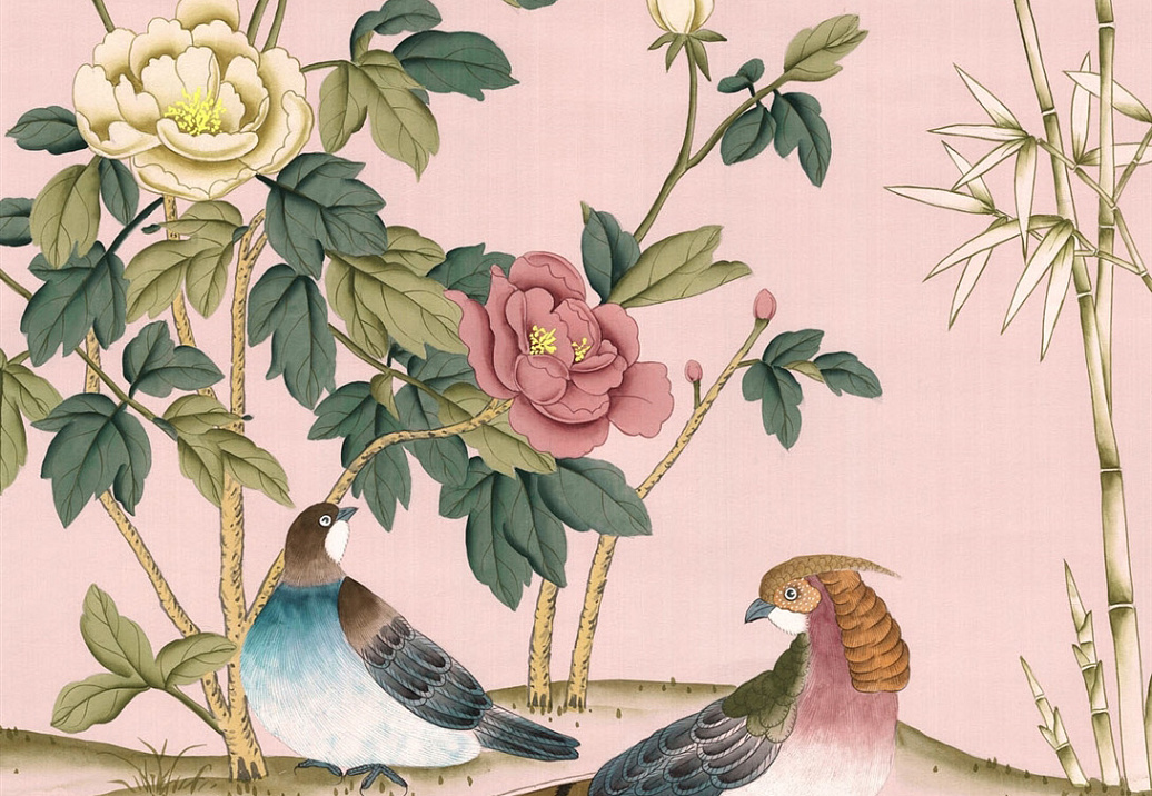 Обои Paul Montgomery Studio Book of Murals (Mural Sources) CH-241-IG/Peach