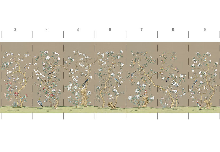 Обои Paul Montgomery Studio Book of Murals (Mural Sources) CH-120-JS