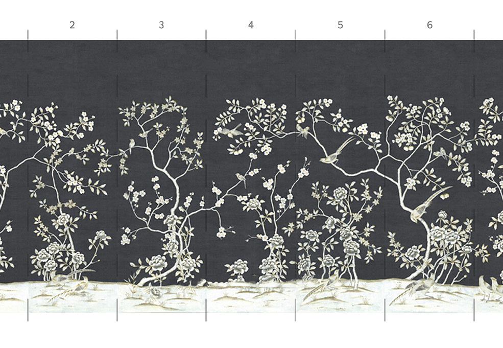 Обои Paul Montgomery Studio Book of Murals (Mural Sources) CH-150-BK4/Dusk
