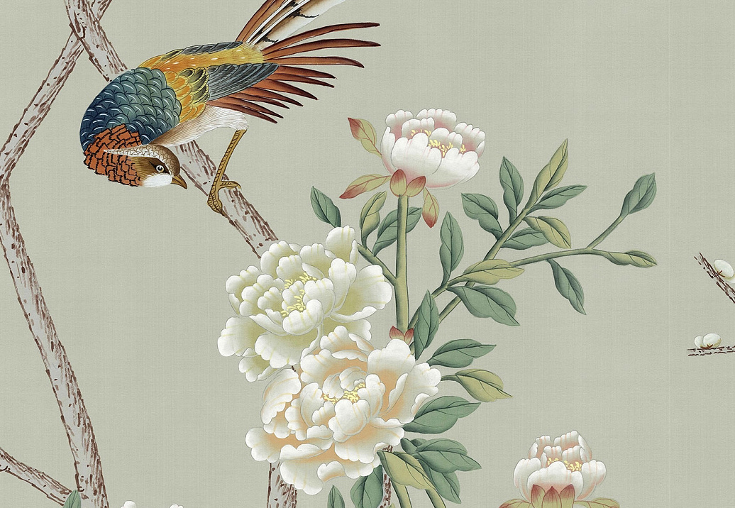Обои Paul Montgomery Studio Book of Murals (Mural Sources) CH-150-GN1