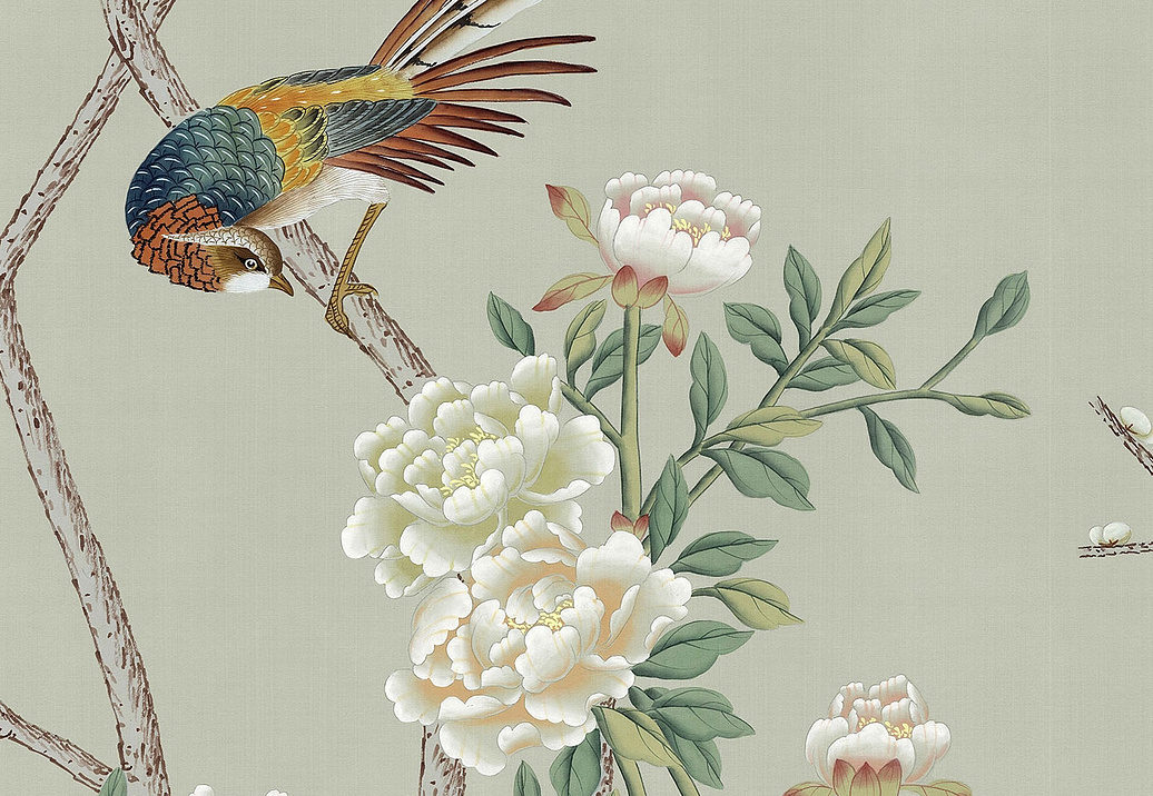 Обои Paul Montgomery Studio Book of Murals (Mural Sources) CH-150-GN1