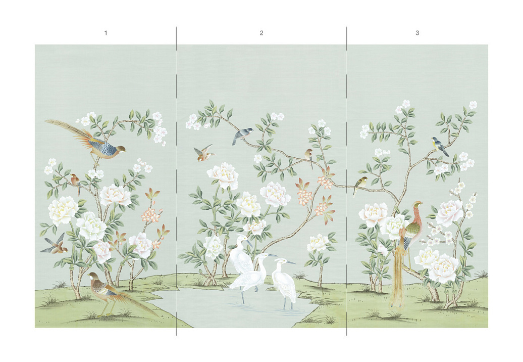 Обои Paul Montgomery Studio Book of Murals (Mural Sources) CH-150-MT2