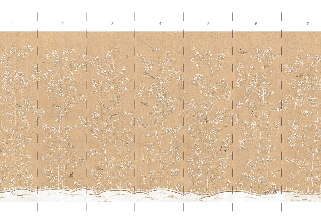 Обои Paul Montgomery Studio Book of Murals (Mural Sources) CH-211-TP1/Sand