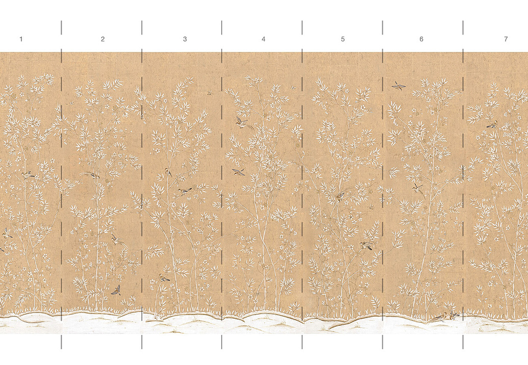 Обои Paul Montgomery Studio Book of Murals (Mural Sources) CH-211-TP1/Sand
